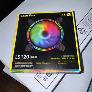 LS 120 Case Fan RGB 120mm 2200 RPM LED Series 36 Dba - Used - Photo 1/1