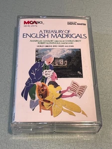 A Treasury of English Madrigals - Cassette Tape Album 1988 - Amaryllis Consort - Picture 1 of 5