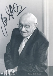 MARCEL REICH-RANICKI (+ 2013),  ORIGINAL SIGNIERT, AUTHENTIC SIGNED - Picture 1 of 1