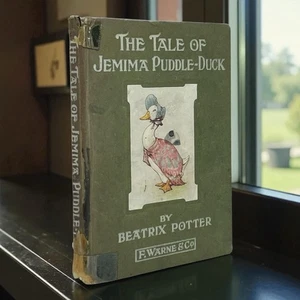 Potter Beatrix Jemima Puddle-Duck, EARLY PRINT, The Tale Of Book - Picture 1 of 10