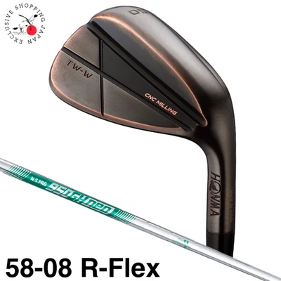 HONMA TW-W 2024 Copper Wedge 58-08 S-Sole R-Flex N.S.PRO 950GH neo Steel Shaft - Image 1 of 4