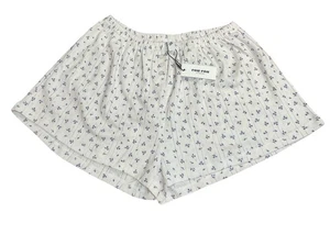Cou Cou Intimates The Short Blue Fields Pointelle 100% cotone biologico piccolo nuovo con etichetta - Foto 1 di 4