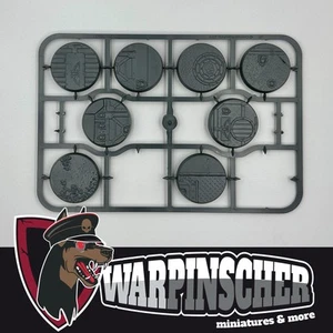 Warhammer 40K 40000 Sector Imperialis 40mm Base / Bases Gußrahmen Unvollständig - Bild 1 von 1