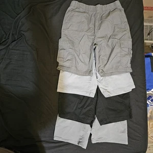 Childrens Place/Hurley Boys Shorts Size 14 Lot Of 4 Grey/black - Picture 1 of 7