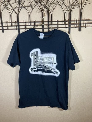 ¡Ellos! Camisa negra grande tatuaje Texas Car Club Invasion 2014 Car Show Elm Street Foto 1 de 4