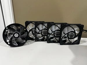 Phanteks 120mm ARGB Fans (x4) + Cooler Master i70C Low-Profile ARGB CPU Cooler - Afbeelding 1 van 1