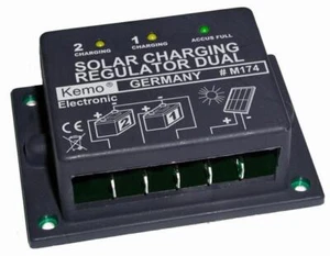 Kemo M174 Solarladeregler Dual 12V / 16A - Picture 1 of 2