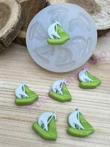 BOATS handmade silicone mold-miniature boat for Fondant-Resin-crafts-candy..... - Picture 1 of 8