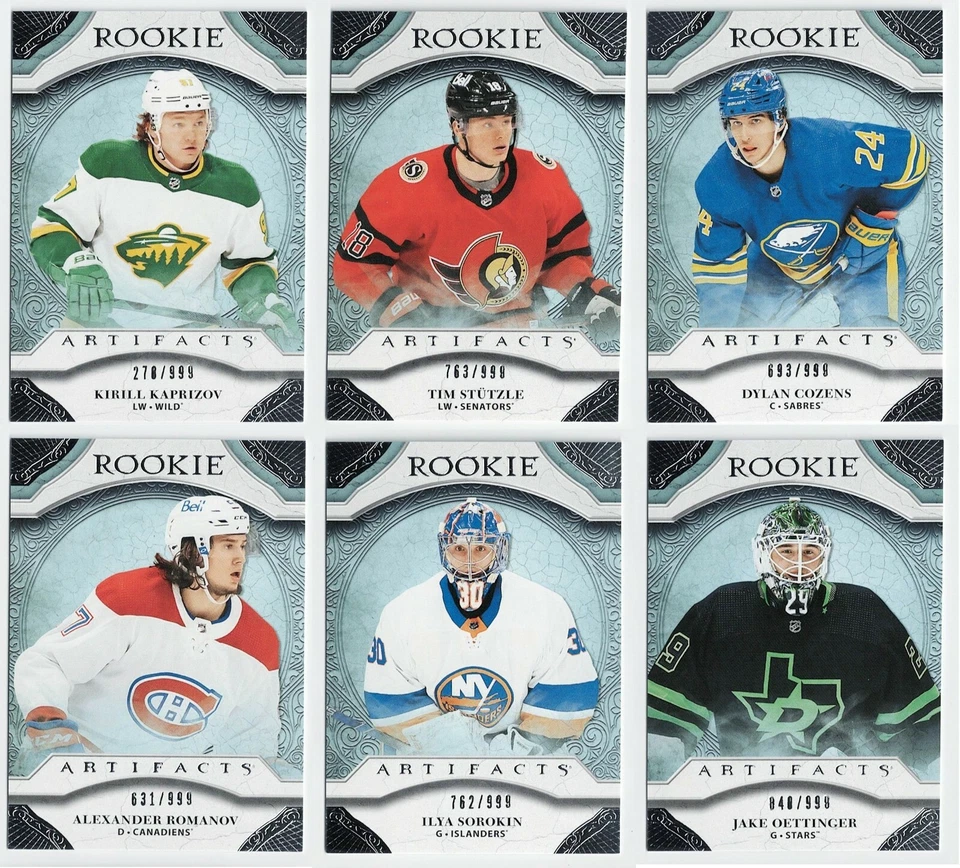2020-21 Artifacts Rookie Redemption Redeemed #/999 RC Pick From List !! - Image 1 of 1