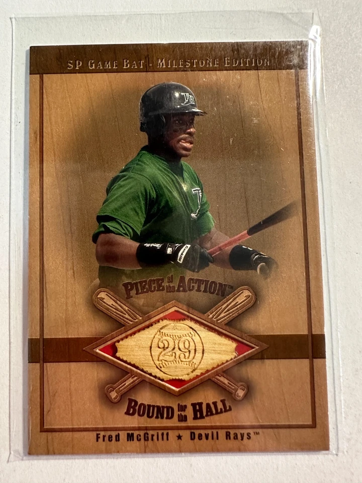 K86,145 - 2001 SP Bat Milestone Piece of Action Bound for Hall #BFM Fred McGriff - Image 1 of 1