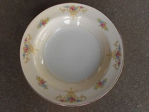 TAZÓN DE SOPA Homer Laughlin CÁSCARA DE HUEVO NAUTILUS 8,5" de borde plano grande - Imagen 1 de 6