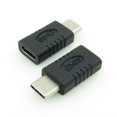 USB 3.1 Type C Male to Female Extension Adapter Connector Extender Super Speed - Image 1 of 4