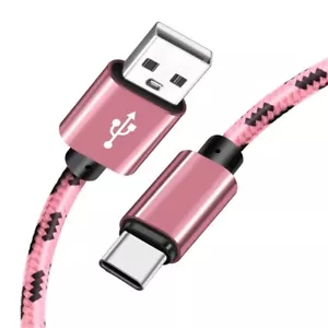 Braided USB C Type-C Fast Charging Data SYNC Charger Cable Cord 3/6/10FT LONG - Picture 1 of 16