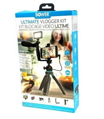 Bower Ultimate Vlogger Kit Smartphone Vlogging Setup (WSC-ULTVLK) -[LN]™ - Image 1 of 4