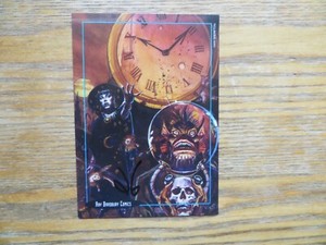 1993 TOPPS RAY BRADBURY COMICS PROMO CARD # 5 SIGNED DAN BRERETON ART, WITH POA