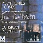Polyphonies Corses De Jean Paul Poletti  Cd  Etat Tres Bon
