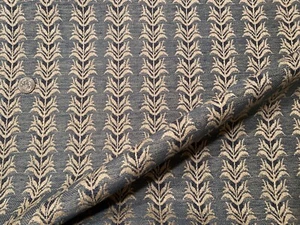 COLEFAX & FOWLER F4852-01 Hampden azul marino a rayas 35 % tela de lino $225 venta al por menor POR YARDA - Imagen 1 de 23