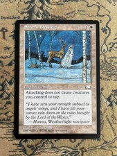 MTG Magic Serra's Blessing Lightly played (Weatherlight, English)