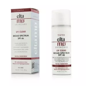 New in Box Tinted Sunscreen UV SPF 46 1.7oz / 48g Broad Spectrum EXP 07/26 - Picture 1 of 6