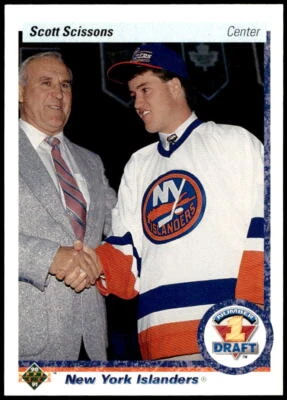 1990-91 Upper Deck #357 Scott Scissons - Image 1 of 2