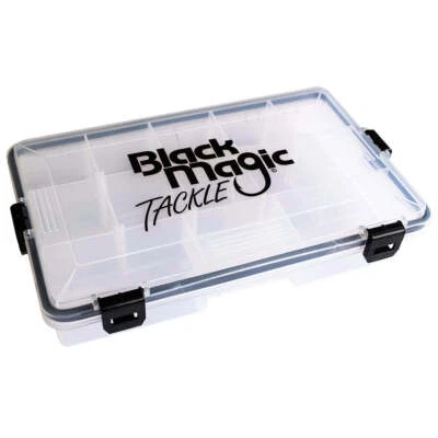 Brand New - Black Magic Waterproof Fishing Tackle Storage Box Tray #Standard - image 1 of 4