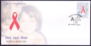 India 2006 FDC, World AIDS day, Health, Disease, Medical - Picture 1 of 1