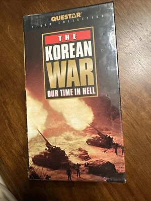 The Korean War Our Time In Hell QUESTAR VIDEO COLLECTION 2 VHS SET New, Sealed - Image 1 of 4