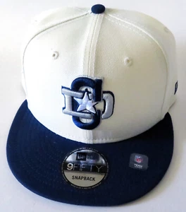 Dallas Cowboys Football New Era Cap White & Blue NFL Headwear - Picture 1 of 13