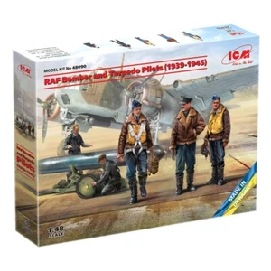 ICM 48090 Scale model figures kit 1/48 RAF Bomber and Torpedo Pilots 1939-1945 - Picture 1 of 19