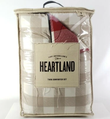 Juego de edredón doble Lady Antebellum Heartland Delta y 1 Sham Red Smokey Mountains Foto 1 de 4