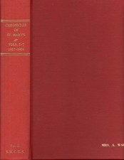 St Mary's County Historical Society / Chronicles of St Mary's Vols 5-7 1st ed