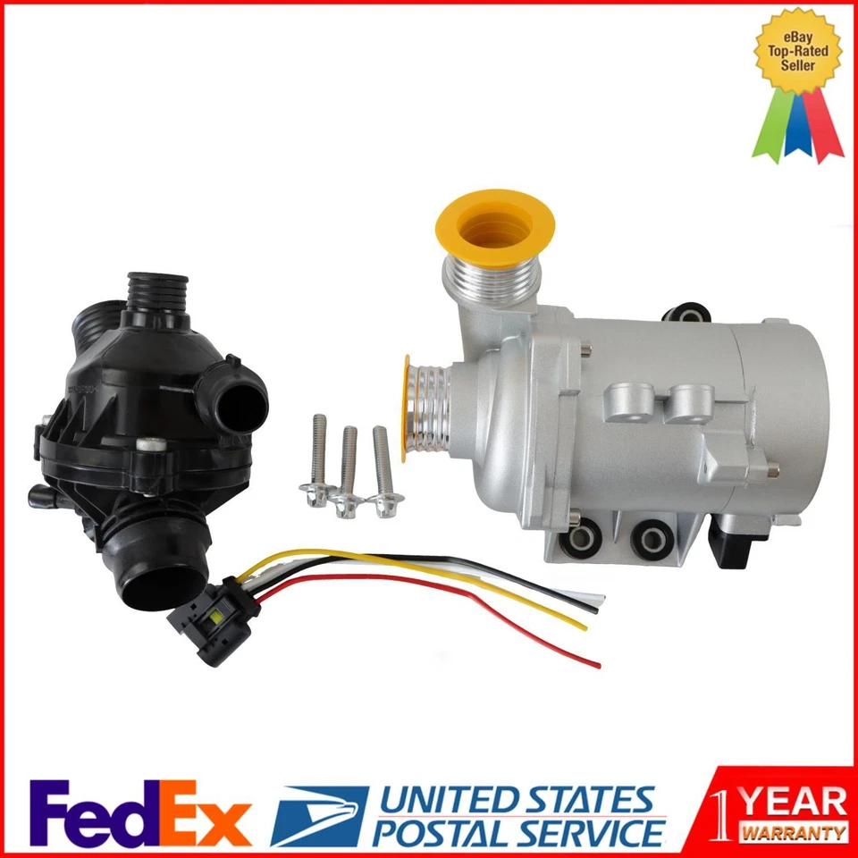 Bomba de agua con termostato y perno 11517586925 para BMW 128i 325i 328i 528i 530i X3 dm Foto 1 de 4