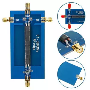 New RF SWR Reflection Bridge 0.1-3000 MHZ Antenna Analyzer VHF VSWR Return Loss - Bild 1 von 5