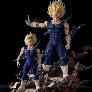 Modellino 20 cm/7,87 ° anime Dragon Ball Z Majin Vegeta in PVC action figure Vegeta - Foto 1 di 11