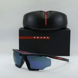 New PRADA SPORT PS07YS 13K05U Matte Blue/Black Rubber/Dark Blue Mirror Violet... - Picture 1 of 6