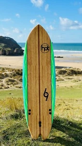 Surfboard 6ft Beginners Soft Foam Softboard Fish Hot surf 69 Surfboards - Picture 1 of 16
