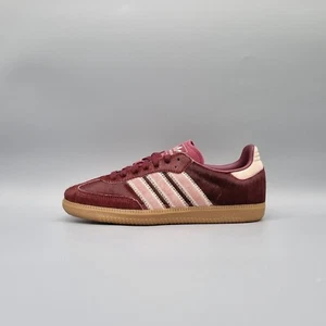 adidas Samba OG Maroon Sand Strata Pony (Women’s) - JP5330 - NEU/OVP - Bild 1 von 5