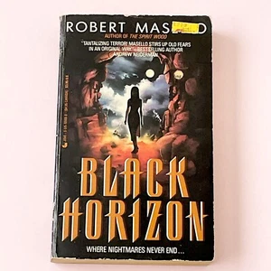 Black Horizon - by Robert Masello - 80’s Horror Vintage - Picture 1 of 5