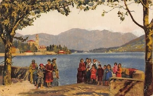 B3345) CARTOLINA VIAGGIATA CON TIMBRO DI POLA NEL 1920 CROAZIA - Imagen 1 de 2