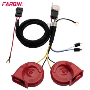 Relay Harness for Car Loud Dual-Tone Electric Snail Horn Kit with 12V Car Horns - Picture 1 of 10