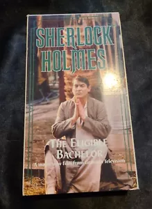 Sherlock Holmes, The Eligible Bachelor, gebraucht, Jeremy Brett 1995 VINTAGE VHS - Bild 1 von 3
