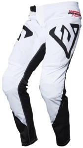 YOUTH KIDS ANSWER SYNCRON MOTOCROSS PANTS - SYNCRON PRO GLO BLACK WHITE PINK - Picture 1 of 3