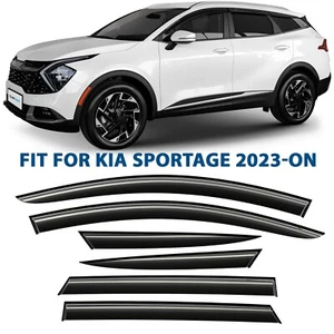 Protectores de lluvia Viseras de ventilación Pantalla para Kia Sportage 2023-2025 INROMPIBLE - Imagen 1 de 10