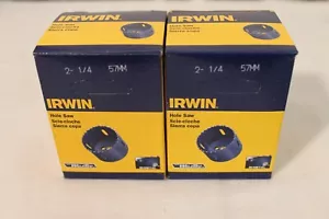Lot of 2 Irwin 2-14" Bi-Metal Hole Saw Blades (57MM) 373214BX - Picture 1 of 6