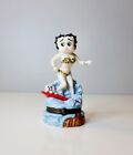 Vintage 1999 Betty Boop Porcelain TRINKET CLASP BOX SURFER