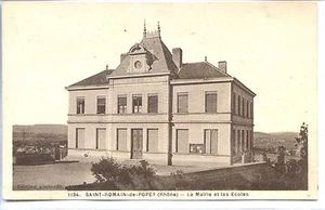 CP 69 RHÔNE - Saint-Romain-de-Popey - La Mairie et les Ecoles - Picture 1 of 1