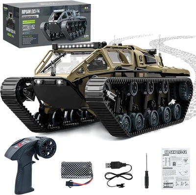 Carro Armato Telecomandato 1:16, 2.4Ghz RC Tank Ad Alta Velocità, 360° Rotazione - Immagine 1 di 4