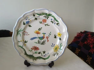 Gien - Frankreich - Paradiesvogel "Oiseaux de Paradis" - Teller - ca. 9,75 cm - Bild 1 von 21