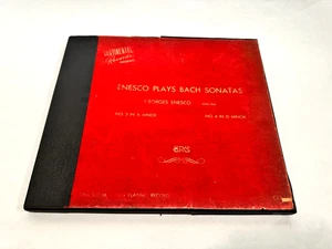 George Enesco Plays Bach Sonatas 1950 Continental Records Box CLP 105 (SS) - Picture 1 of 14