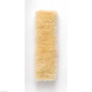 Blonde Car Seat Belt Cover Shoulder Pad Patagonian Sheepskin Fleece Beige Soft - Picture 1 of 1